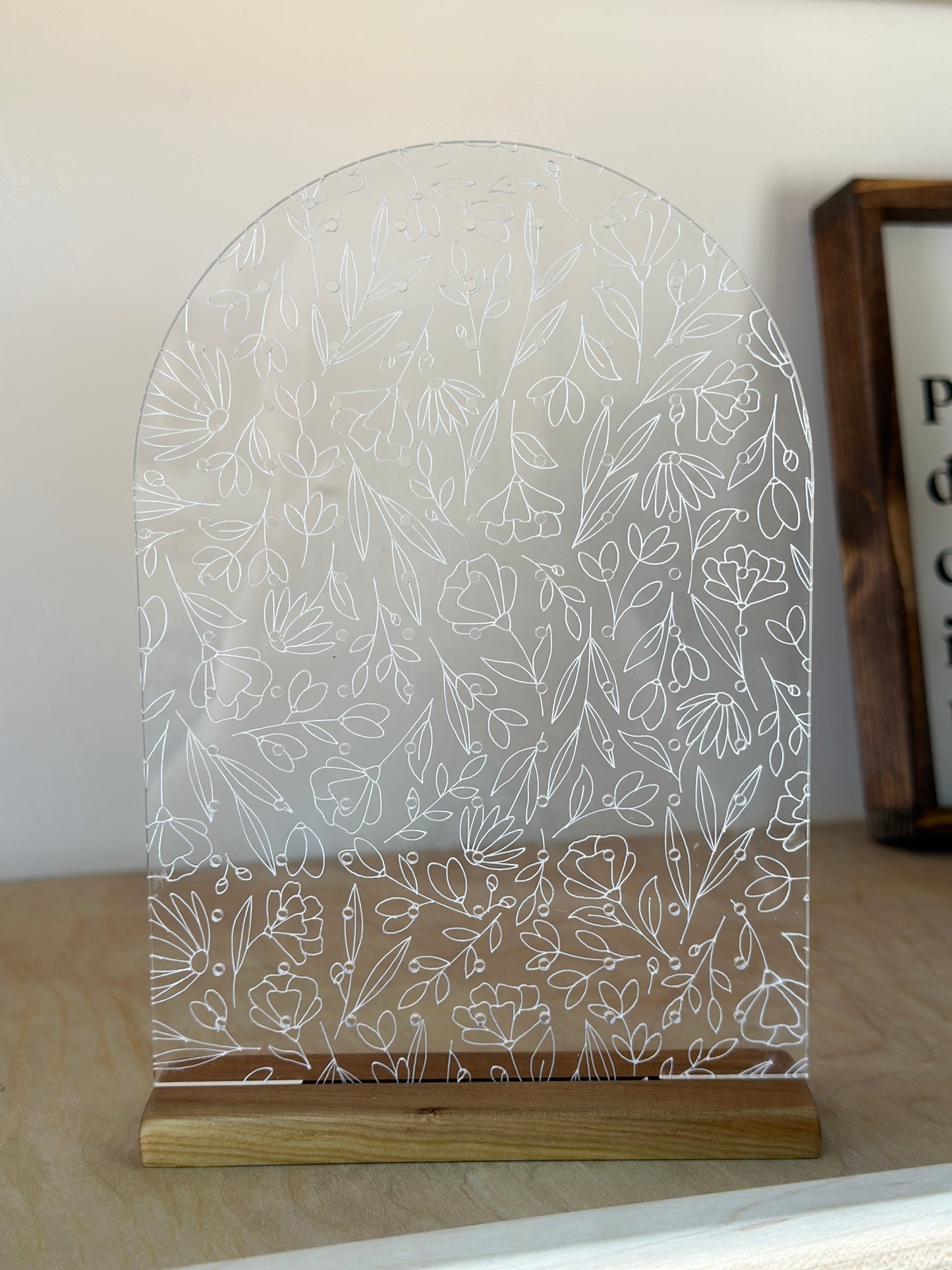 Acrylic Earring Stand